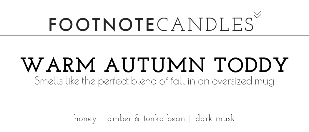 WARM AUTUMN TODDY CANDLE